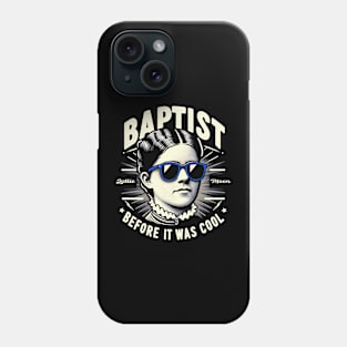 Lottie Moon Retro Missionary Chic Image - "Baptist Before It Was Cool" Lottie Moon Phone Case