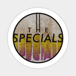 THE SPECIALS - VINTAGE YELLOW CIRCLE Magnet