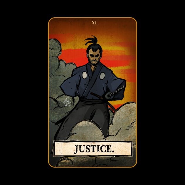 TAROT XI - JUSTICE by AyAyRonM