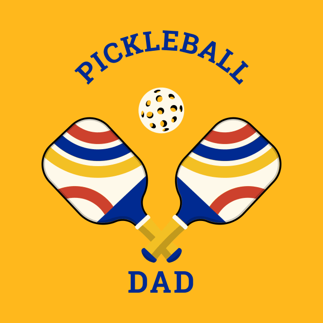Pickleball Dad by Red Roof Designs