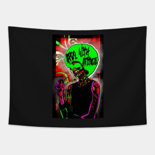 A.W.A Afro With Attitude Tapestry