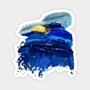 Moody Blues Paint Smear Magnet