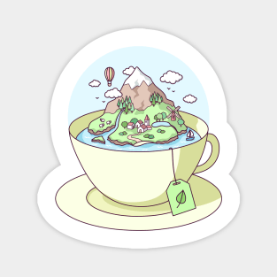 Tea Island Magnet