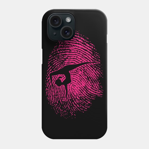 Gymnastics Fingerprint Aerobics Phone Case by Shirtbubble