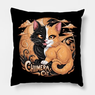 Cute chimera cat Pillow