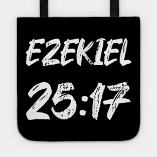 Ezekiel 25:17 Text Typography Tote