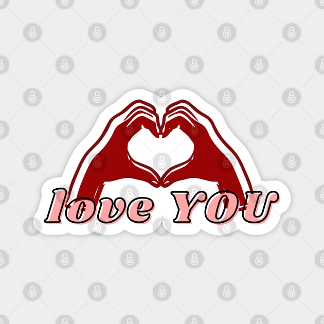 love YOUU Magnet by Butterfly Dira