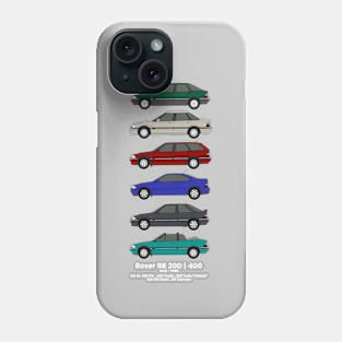 Rover R8 200/400 classic car collection Phone Case