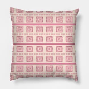 Pattern design with pink pastel color Pillow