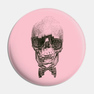 broken skull Pin