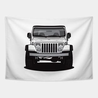 1986 - 1995 YJ Black and white Tapestry