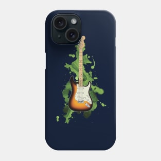 S-Style Electric Guitar Sunburst Color Phone Case