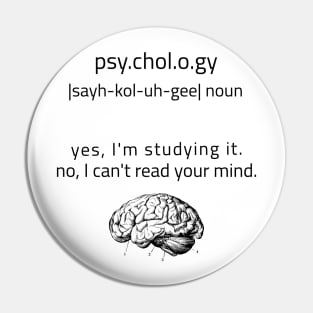 Psychology Definition Pin