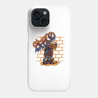 Astronaut Graffiti Jamming Phone Case