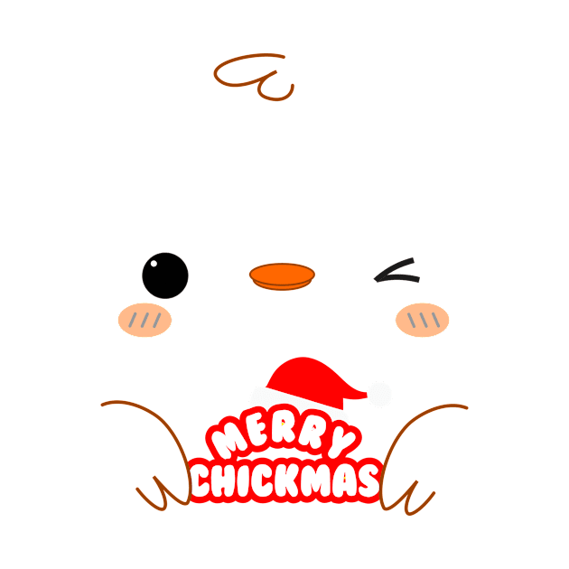 xmas chicken , cute design for Christmas by enigmatyc