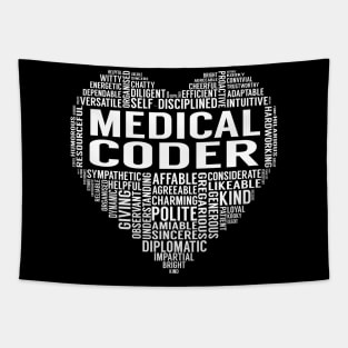 Medical Coder Heart Tapestry