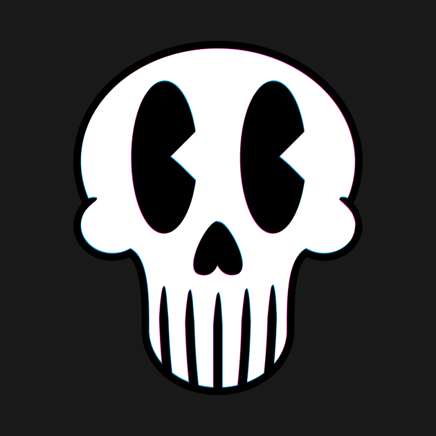 Rubber Hose Skull by CraftyMcVillain