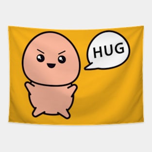 hug funny boy Tapestry