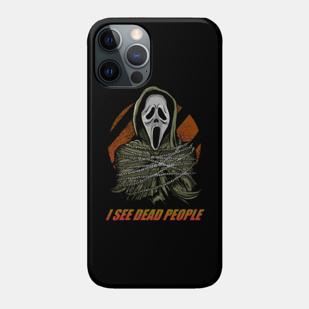 I SEE DEAD PEOPLE (color 1) - Ghostface Scream - Phone Case