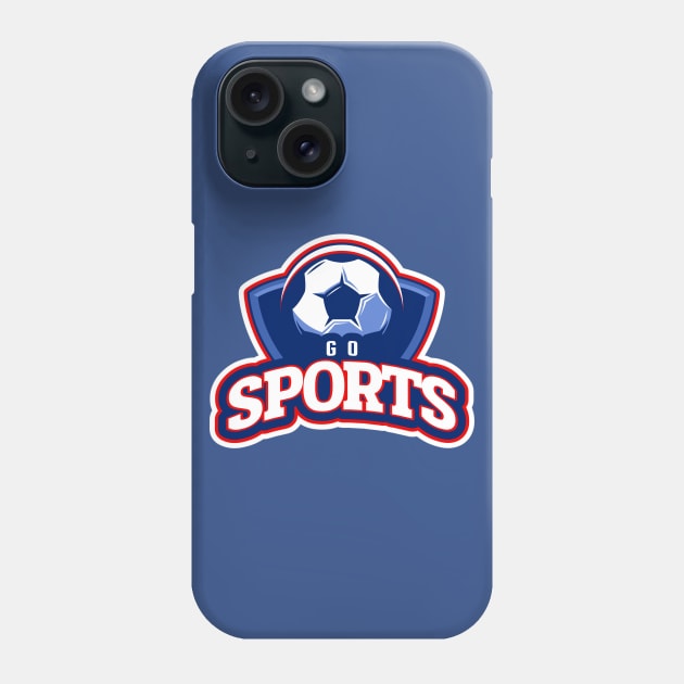 Go Sports - Soccer Football Fan Phone Case by Meta Cortex