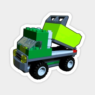 Brick Creations - Garbage Truck Magnet