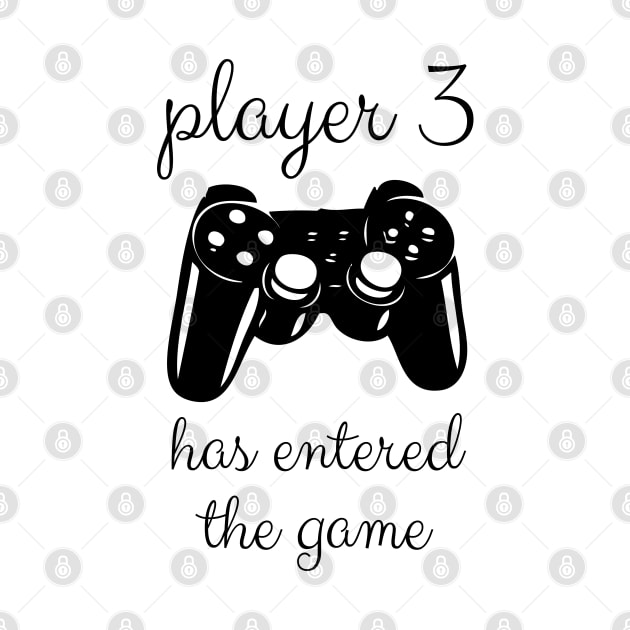 Crazy Bros Tee's Player 3 Has Entered The Game by chidadesign