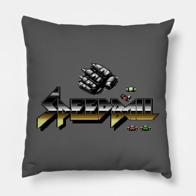 Speedball Pillow by ilovethec64