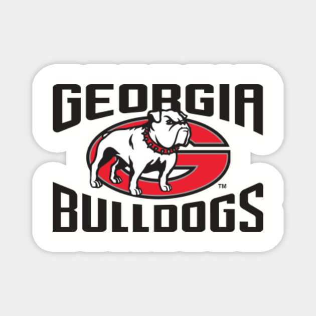Georgia Bulldogs Logo Georgia Bulldogs Magnet Teepublic