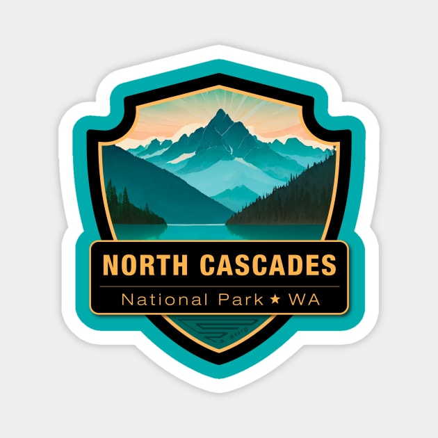 North Cascades National Park Magnet by Curious World