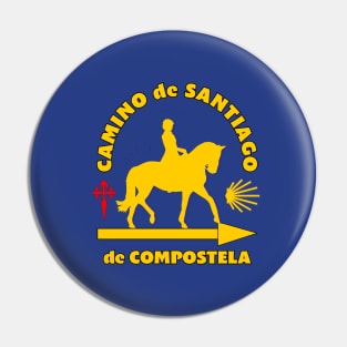 Horseback Camino de Santiago de Compostela Pin