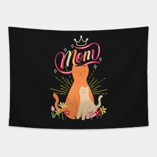 Mom Cat Tapestry