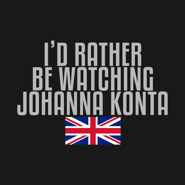 I'd rather be watching Johanna Konta by mapreduce