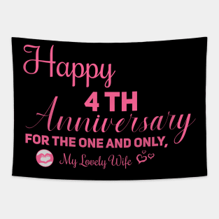 Happy 4th anniversary for the one and only, My lovely wife Tapestry