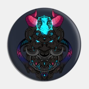 Mecha Oni Pin