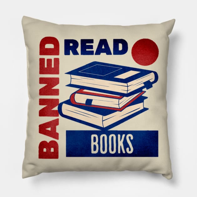 Read banned books Pillow by Banned Books Club