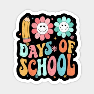 Groovy Happy 100Th Day Of School 100 Days Smarter Magnet