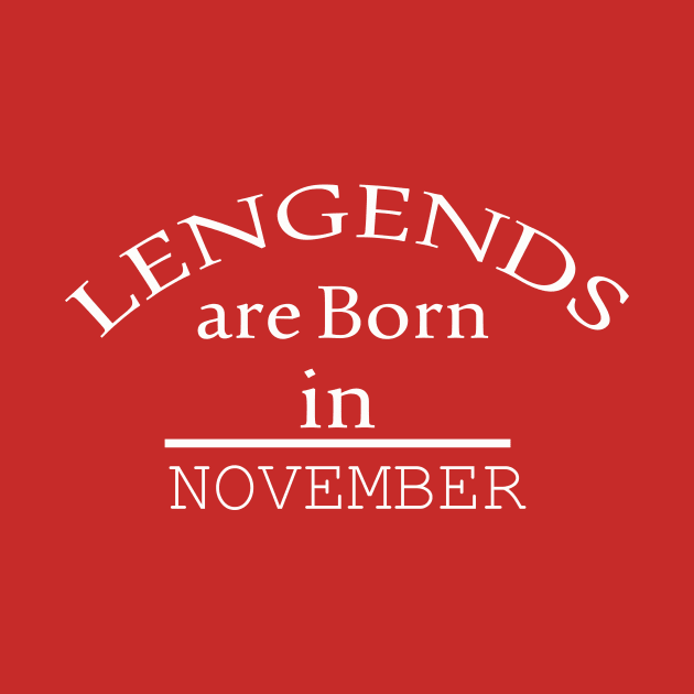 legends are born in november by yassinstore