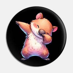 Cute Kawaii Wombat Dabbing Pin