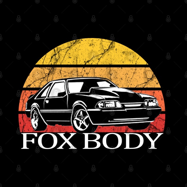 Mustang Foxbody American Fox body stang Muscle classic Car 5.0L by JayD World