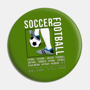 Soccer In Different Languages Pin