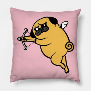 Pug Cupid Pillow