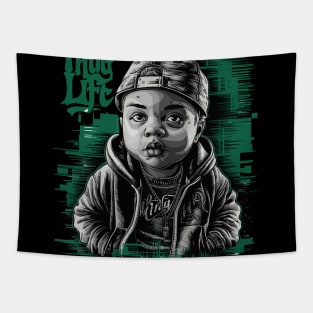 Urban Style Thug Life Baby Design Tapestry