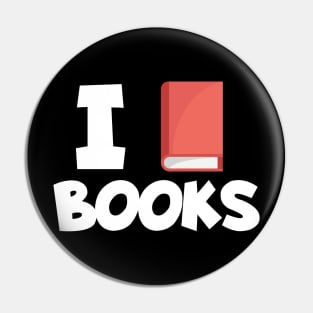 Bookworm i love books Pin