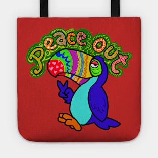 peace out toucan Tote