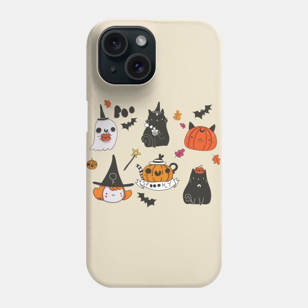 spooky time Phone Case by violinoviola