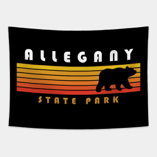 Allegany State Park New York Bear Camping Tapestry