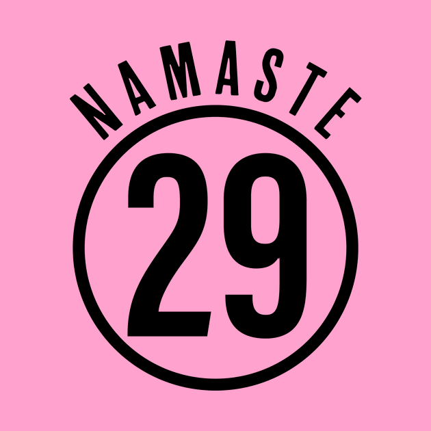 30th Birthday Namaste 29 Funny Milestone Turning Thirty by cottoncanvas