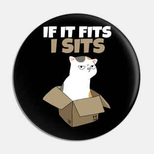 If it fits I sits Pin