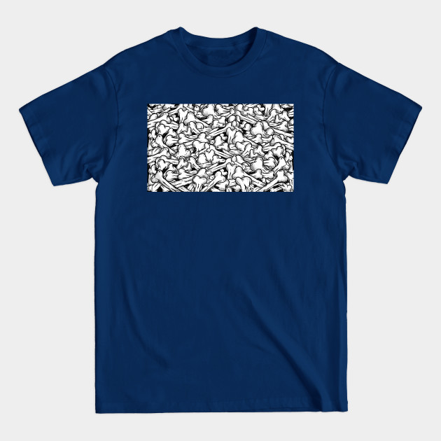 Disover Bones Pattern Artwork - Pattern Mask - T-Shirt