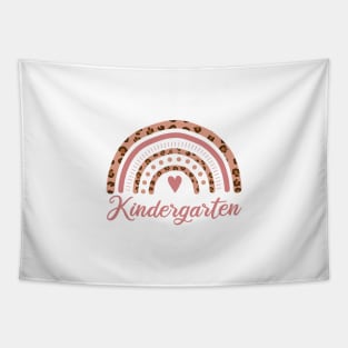 Kindergarten Leopard Rainbow Tapestry